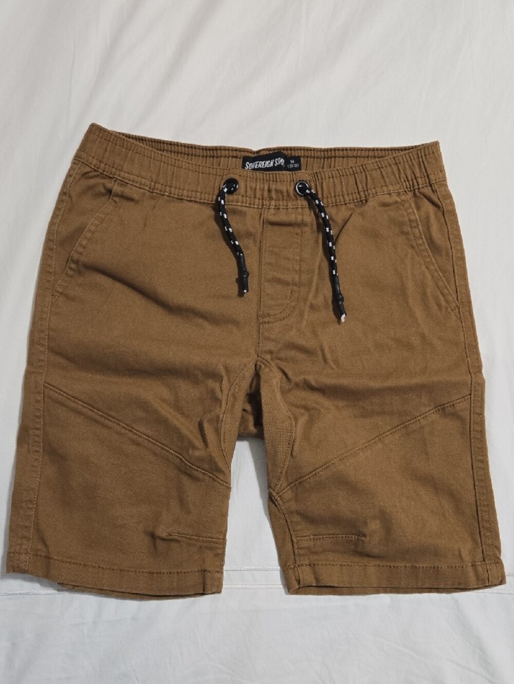 Sovereign State Kids Brown Drawstring Shorts
